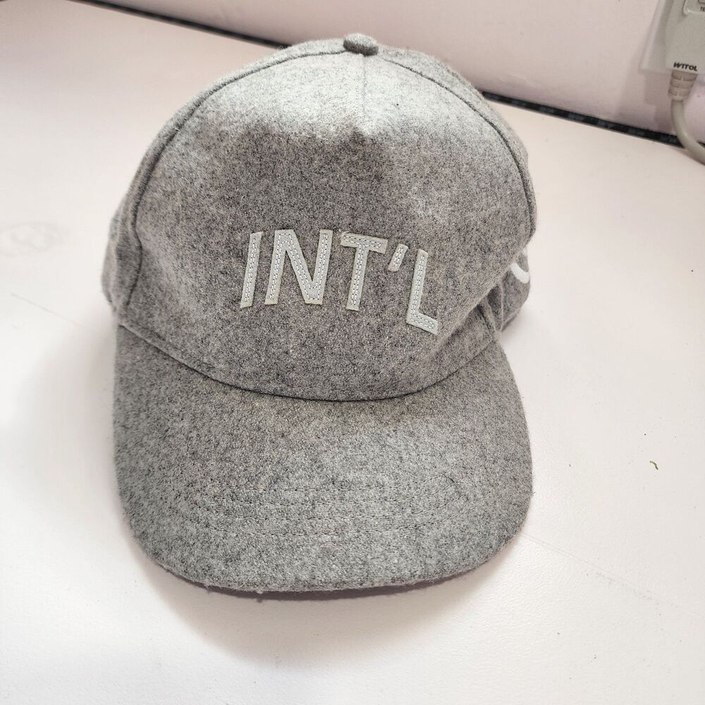 Five Pillars Intl Wool Woven Cap Preppy Academia Collegiate Sporty Felt Spellout